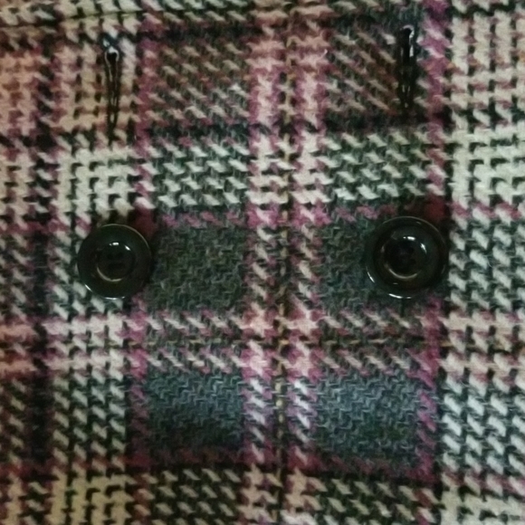 Cejon Plaid Crop Coat ♥ - Picture 4 of 4